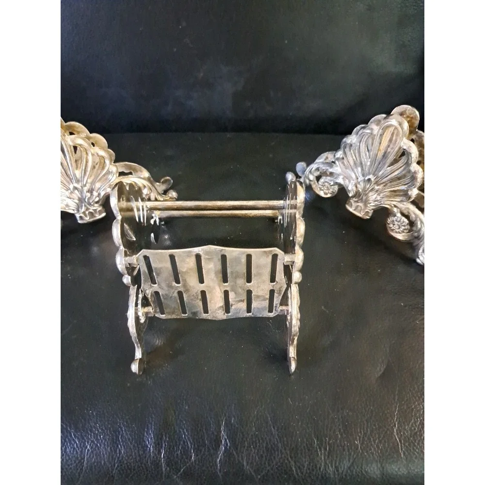 Vintage Baroque Style Silver‎ Plated Buffet Caddies